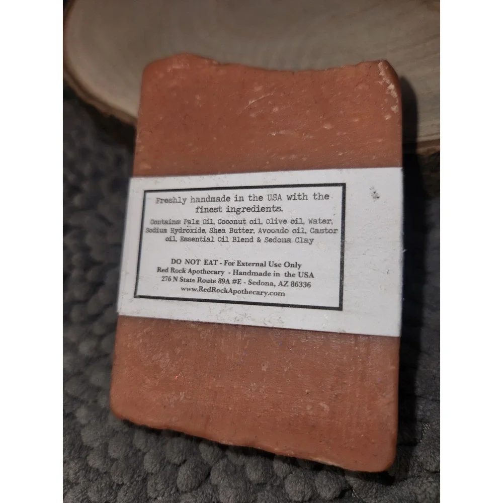 Red Rock Apothecary Handmade Soap Bar-Patchouli-Orange-Clove Fir~4.5 Oz/127g~NEW